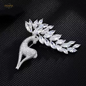 PNPIA- Thời Trang Tinh Tế Sáng Bóng Kim Cương Giả Hươu Thổ Cẩm Dành Cho Nữ Vintage Động Vật Xòe Áo Chân Quần Áo Phụ Kiện Quà Tặng