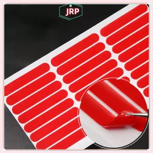 JRP 30 Chiếc Trong Suốt Móng Tay Dính Băng Giả Móng Tay Hiển Thị Đứng Keo Stiers Hai Mặt Dán Làm Móng Tay Thực Hành Hiển Thị Dụng Cụ JRP