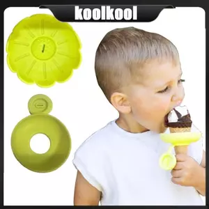 Kool Popsicles Giá đỡ silicon Bảo vệ tràn hiệu quả với tay cầm chống trượt và kích thước khe đôi Kem nhỏ giọt Gua