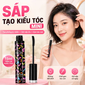 🔥Sáp tạo kiểu tóc mini | Tạo độ phồng tự nhiên cho tóc ngắn rối | Điều trị tạo kiểu và làm mượt tóc