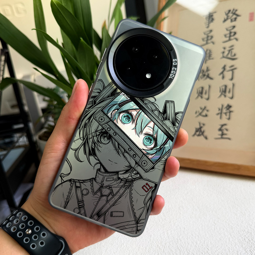 Dành Cho OnePlus 15 13 13T 13R Ace 6 6T / Ace 5 Pro Nord 5 Ace 3 / 2 2V “Miku ” Vỏ Điện Thoại / Micro Mờ / Lưng Cứng Mềm / 1 + 12 / 11 Vỏ Chống Sốc