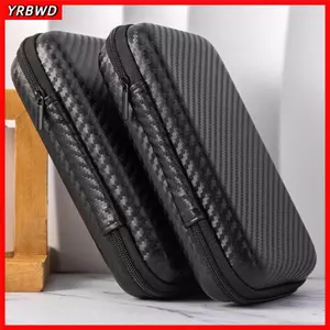 Hộp lưu trữ phụ kiện kỹ thuật số YRBWD, Túi đựng tai nghe EVA chống sốc, Vỏ bảo vệ ổ cứng đa năng bền bỉ chống mài mòn
