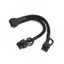 Cáp nguồn GPU BTM 20cm có tay áo màu đen cho vỏ PC Sử dụng dây