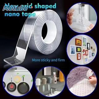 Băng dính hai mặt siêu cứng METUBE, Băng dính lưới nâng cấp có thể tháo rời, Băng Nano chống nước tái sử dụng 1 / 2mm