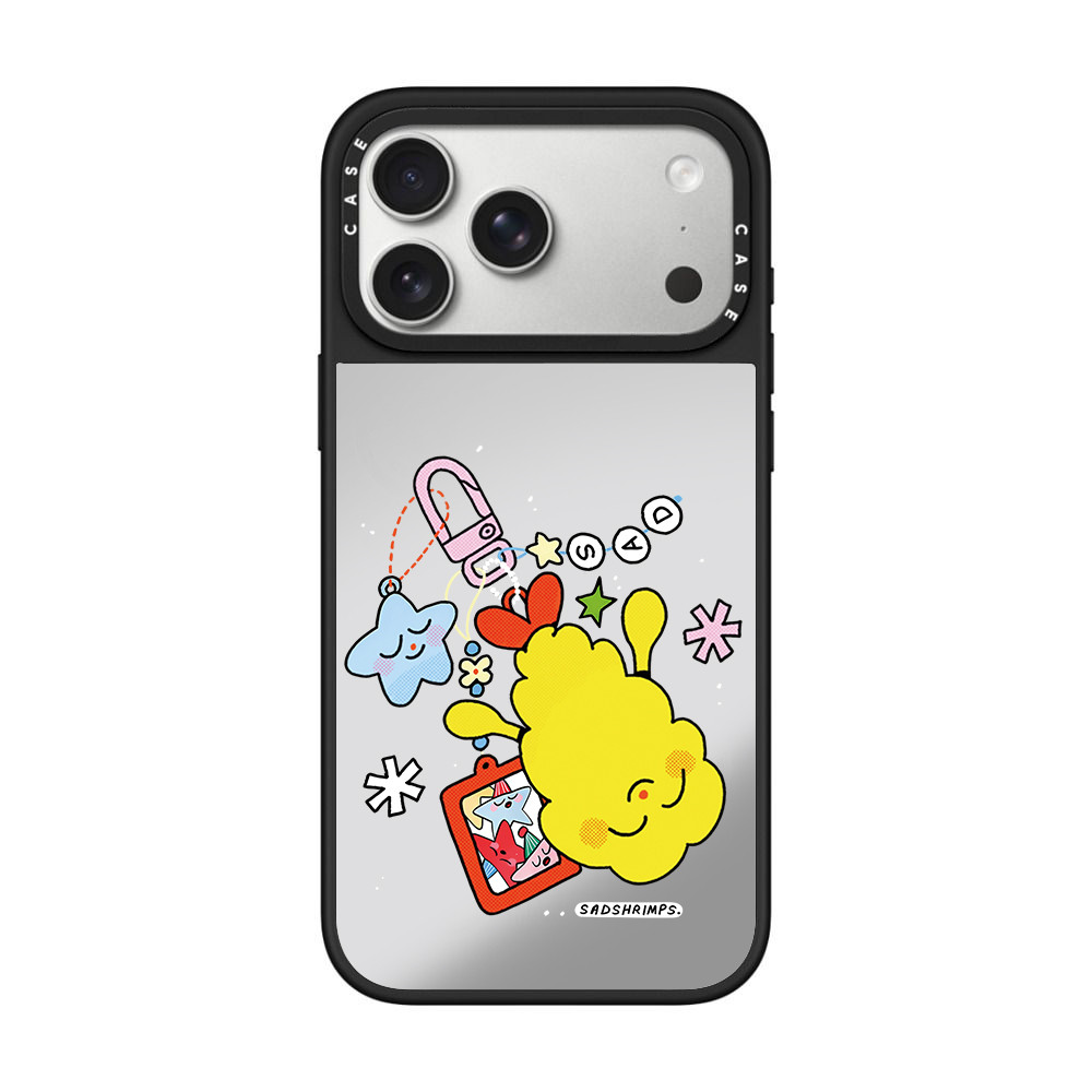 Ốp điện thoại mặt dây chuyền tôm Clam từ tính cho iPhone 17 Pro Max 16 ProMax 15 14Plus 13 12 11 6GVX