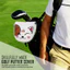 Lucky Cat Golf Putter Cover Vuông Giữa Thanh Nam Châm Đóng