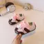 Giày bé gái lưới thoáng khí trang trí Hello Kitty dây buộc đế chống trượt | Đi học chơi ngoài trời hàng ngày mùa hè