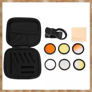 AqUariUm Ống kính Bể cá Điện thoại Bộ lọc ống kính máy ảnh Ống kính Macro 6 trong 1 Bộ lọc ống kính màu vàng Coral Reef AqUariUm Chụp ảnh