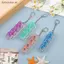 # HB # 1PC Bật Sáng Bàn Phím Móc Khóa Giảm Căng Thẳng Cliable Nút LED Đồ Chơi Dành Cho Những Người Lo Âu Phụ Kiện Bàn Làm Việc Văn Phòng.