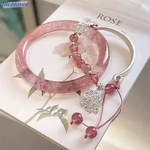 Bluelover 2 Chiếc Tinh Tế Phong Cách Trung Hoa Vòng Tay Nữ Cô Gái Đa Năng Cổ Phong Cách Vòng Tay Trang Sức Phụ Kiện Quà Tặng Mới