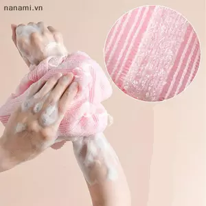 Khăn lau cọ xát Nhật Bản Bàn chải khăn Nylon cho khăn Ba Tẩy tế bào chết Tắm Bọt biển Phụ kiện phòng tắm toàn thân [VN]