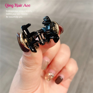 Retro Mini Nhỏ Lấy Kẹp Nữ Cao Cấp Cảm Giác Thư Nổ Tóc Gãy Đầu Công Chúa Hoa Kẹp Tóc Mũ Đội Đầu Bên Kẹp