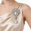 Trâm cài đính đá hình giọt nước dành cho nữ Pin trang sức pha lê thời trang cho áo khoác Váy Khăn quàng cổ Thích hợp cho lễ hội và đám cưới [Mina]
