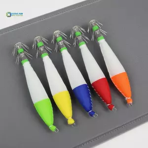 Mồi câu cá Móc mực phát sáng Jig Mồi cứng Câu chuyện câu cá phát sáng Mồi nhân tạo Mồi dạ quang mới