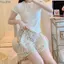 Quần Short YUJINI, Quần Ngắn Eo Cao In Hình, Quần Thể Thao Mùa Hè Mỏng Rời