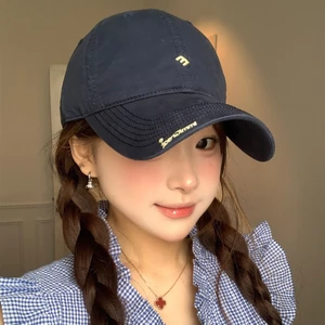 Mũ Xuân Hè Plus Kích Thước Vành Rộng Che Nắng Mũ Bóng Chày Nữ Phiên Bản Hàn Quốc Đơn Giản Chu Vi Đầu Lớn Hiển Thị Mặt Mũ Nhỏ