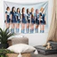 KPOP Hearts2Hearts 《 Lemon Tang 》 Tấm thảm treo tường có kẹp Tấm thảm Polyester Treo tường phòng ngủ