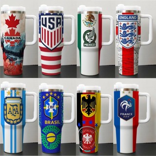 2026 FIFA WORD CUP World CUP 40oz Ice Master CUP TUMBLER Xe CUP Bình giữ nhiệt bằng thép không gỉ CUP SQ0A