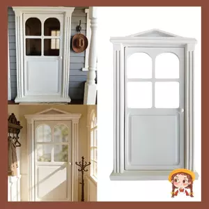 Li 1 12 Quy Mô Nhà Búp Bê Cửa Cổ Điển Nhựa Trang Trí Phòng