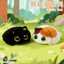 Spike Price Chubby Die Die Le Cat Plush Toy Black Cat Doll Hand Rest Doll Gift * * * *