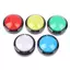 TMOY 1 Nút Arcade 60mm Đèn LED tròn lớn được chiếu sáng bằng Microswitch cho các bộ phận máy trò chơi Arcade DIY 12V 32A Công tắc đèn vòm TMOY