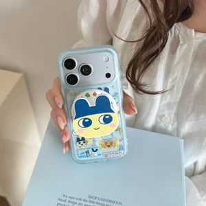 Vỏ cứng mờ Tương thích với iPhone 13 14 14Pro 14ProMax 15 15Pro 15ProMax 16 16Pro 16ProMax 17 17Pro 17ProMax Ốp nam châm họa tiết Tamagotchi