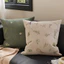 Gối tựa sofa hoa kiểu Pháp kèm ruột nhung mềm khóa kéo ẩn tháo giặt được trang trí phòng khách phòng ngủ decor nhà xinh