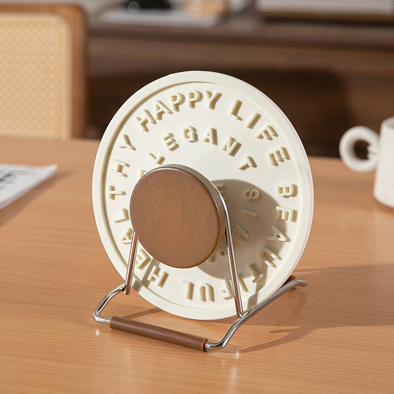 Miếng lót nồi silicon chịu nhiệt 18cm dày 6mm chống trượt lót nồi bát ly bàn ăn nhà bếp dễ lau bền đẹp nhiều màu bếp nhà