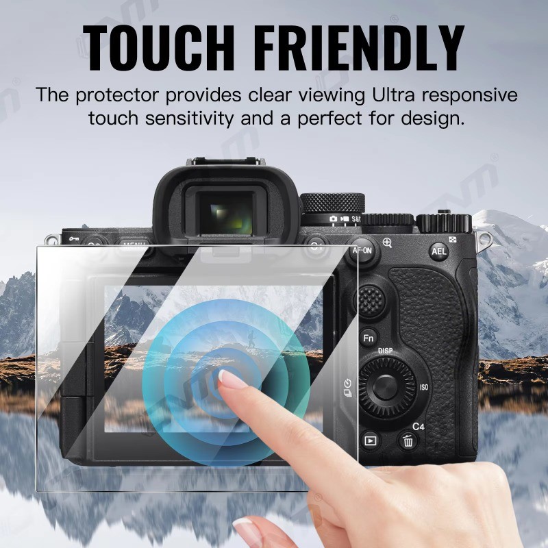 1-3 Chiếc Bảo Vệ Màn Hình LCD Camera Kính Cho Sony A9 A7S A7R A7CR A7C A77 A7 A1 V VI IV III II Camera 9H Kính Cường Lực Phim Cho Sony A9M3 A9M2 A1M2 A7M2 A7M3 A7M4 A7M5 A7RM2 A7RM4