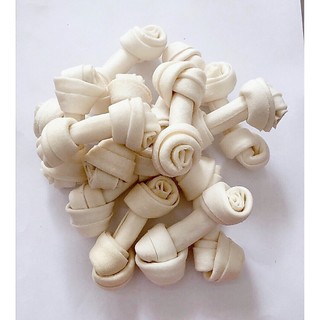 Xương gặm da bò cho chó gặm 6-7cm - Thực phẩm an toàn cho thú cưng __