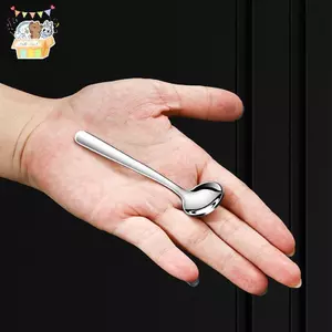 Thìa inox 304 khuấy cà phê, gia vị, tráng miệng, kem mini KXH