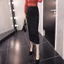 Phụ Nữ Váy Bút Chì Nữ Cao Cấp Bodycon Váy Maxi OL Văn Phòng Co Giãn Chia Váy Làm Việc