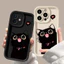 Ốp Lưng Cho Motorola Moto G60 G32 G52 G35 G30 G34 G85 G54 E22 G15 E40 PLAY 2025 Vỏ Điện Thoại Họa Tiết Mèo Đen Silicon Mờ Dễ Thương Chống Va Đập Động Vật Chống Sốc