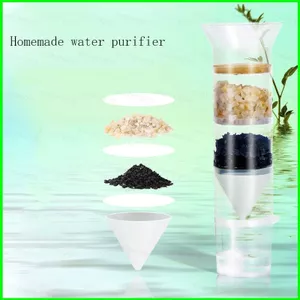 Thí nghiệm khoa học PS1 DIY Máy lọc nước tự chế Công nghệ lọc nước Sinh viên 5-14 tuổi Trẻ em Trẻ em Sinh ra