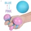Đồ chơi bóng bóp giảm căng thẳng thay đổi màu sắc — Đồ chơi bóp phản hồi chậm TPR mềm