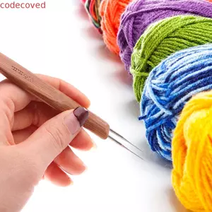 COSCOVED Đan Móc Dụng Cụ Làm Tóc Dệt Bện Tóc 1PC Cho Tóc Nối Dài Sợi Dụng Cụ May Để Làm Dreadlock