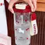 Bình Nước Ống Hút Đôi 580Ml Cho Học Sinh Cốc Nhựa Anh Đào Dễ Thương Nhẹ Chống Rò Rỉ Cho Trường Làm Việc Phòng Tập Gym VN