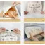 Túi đựng bánh mì sáp ong GUSTAVA 1PC, Túi đựng bánh mì giữ tươi có thể tái sử dụng 43 * 33cm, Túi đựng bánh mì cầm tay phủ sáp ong dung tích lớn Sử dụng tủ đông