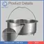 Veggie Hấp Giỏ Lọc Hấp Chèn Cho Bánh Bao Bánh Bao Gà 20x9.5cm