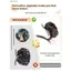 MYPANDA Móng Vuốt Tổng Hợp Kẹp Dubill Kẹp Tóc Lộn Xộn Bun Bím Thịt Viên Đầu Đuôi Ngựa Tóc Cho Nữ Phụ Kiện Tạo Kiểu Tiệc.