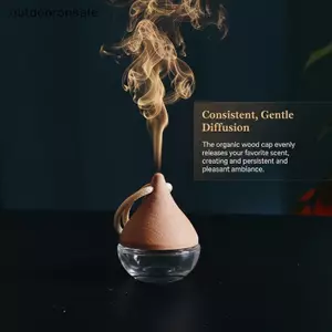 Bình khuếch tán ô tô 2 chiếc thân thiện với môi trường để treo lọ thủy tinh cho mùi hương tự nhiên trên xe hoặc phòng FSI