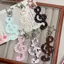 # HB # Acrylic Treble Clef Móc Khóa Biểu Tượng Âm Nhạc Sáng Tạo Mặt Dây Chuyền Với Khóa Ngôi Sao Túi Di Động Trang Trí Cho Bạn Bè Quà Tặng Ngày Lễ.