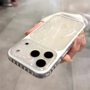 Ốp điện thoại từ tính có họa tiết vỏ chất lượng cao cho iPhone 17 Pro Max 16 15 pro max Bảo vệ ống kính chống rơi Vỏ cứng bảo vệ điện thoại