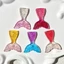 🧜 Set Charm Đuôi Nàng Tiên Pha Lê Cầu Vồng Resin Trong Suốt Size To