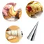 Ống Cannoli bằng thép không gỉ có túi đường ống Khuôn nướng bánh cho vỏ bánh ngọt giòn Bộ dụng cụ nhà bếp