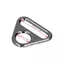 PYCOU 10 Chiếc Tam Giác Khóa Điều Chỉnh, Tay Nghề Tốt Chiều Rộng 1 Inch Có Thể Điều Chỉnh Khóa Kim Loại, Dây Đeo Túi Hợp Kim Kẽm Có Thể Điều Chỉnh Dây Đeo Ba Lô Phần Cứng
