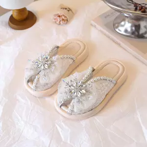 Bé gái (Size 23-35) Dép đế dày đầy màu sắc phong cách mới mùa hè