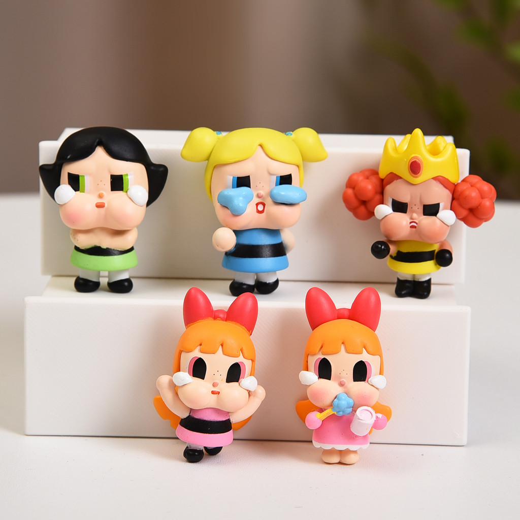 POP MART Powerpuff Girls Series Phụ kiện giày DIY dễ thương, phù hợp cho CROCS, có thể tháo rời
