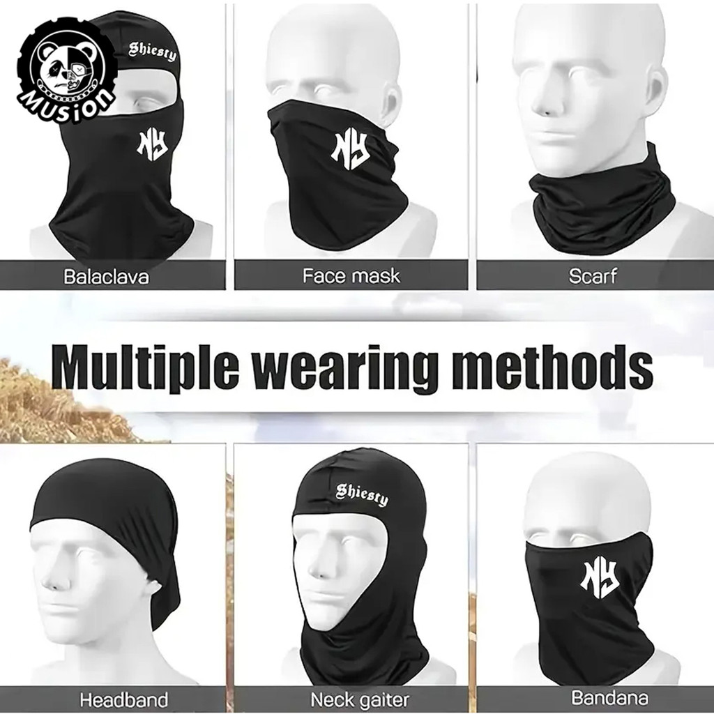Mũ chống tia UV che nắng đa năng cho câu cá và chạy xe máy/xe đạp, thiết kế balaclava bảo vệ hoàn toàn khuôn mặt