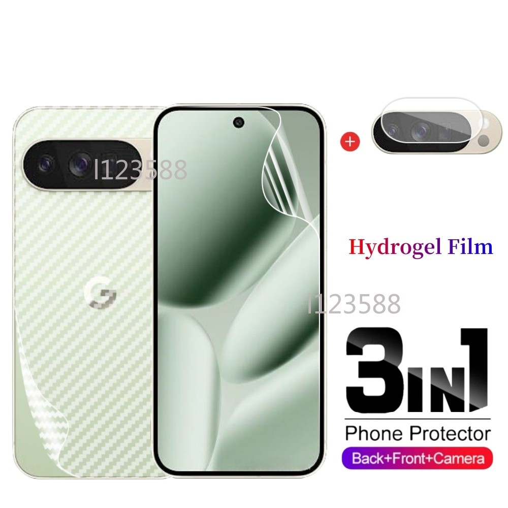 Dành Cho Google Pixel10 3 Trong 1 Hydrogel Cho Google Pixel 10 Pro XL Pixel10Pro 10Pro 5G 2025 Mặt Trước Chống Nhìn Trộm Quyền Riêng Tư Mặt Sau Bảo Vệ Màn Hình Camera Bảo Vệ Ống Kính Mềm Trong Suốt Mỏng